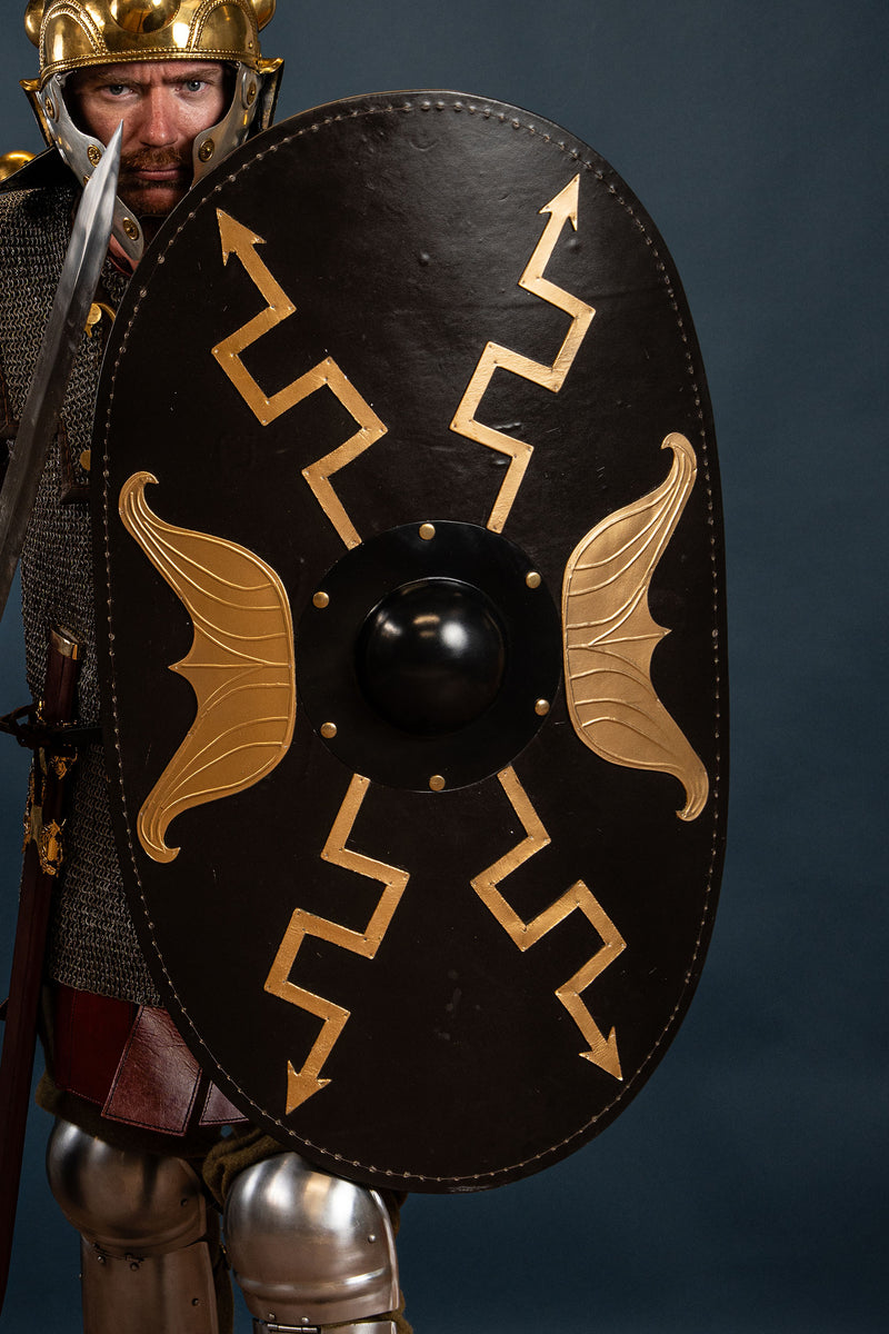 Romersk skydda Jupiter, clipeus 