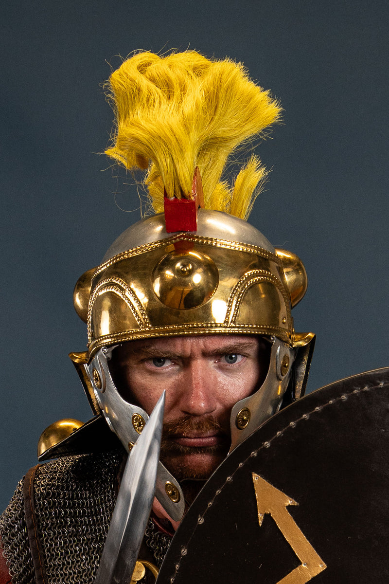 Elmo ausiliario romano Witcham Gravel, 1-1,2 mm 