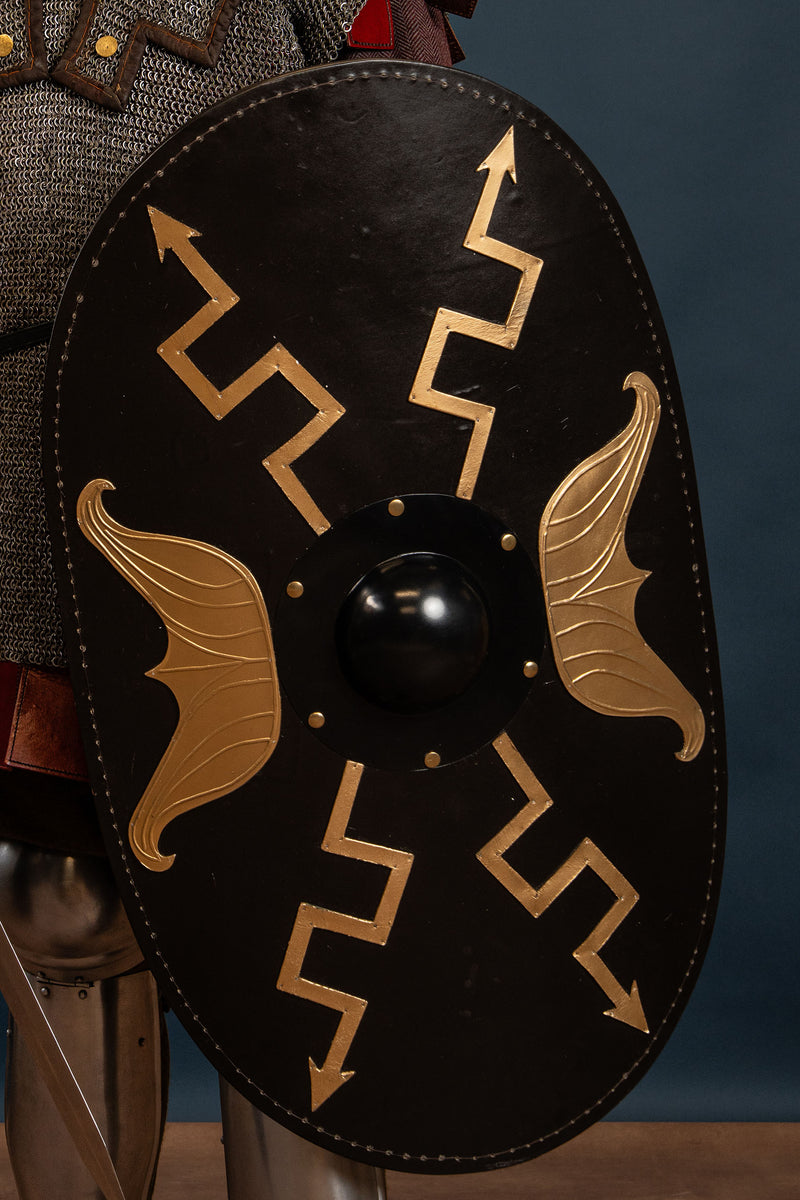 Romersk skydda Jupiter, clipeus 