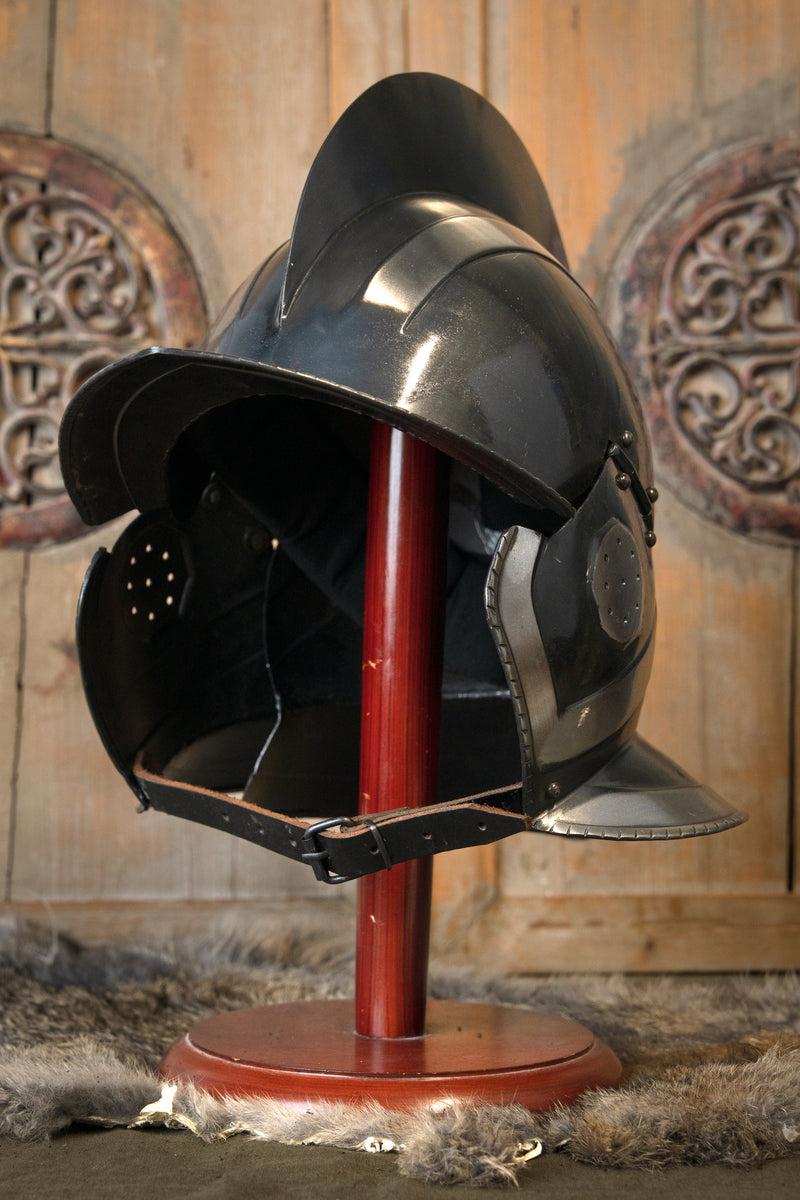 16e eeuwse Burgonet Kaspar gebronsd, 1.2 mm