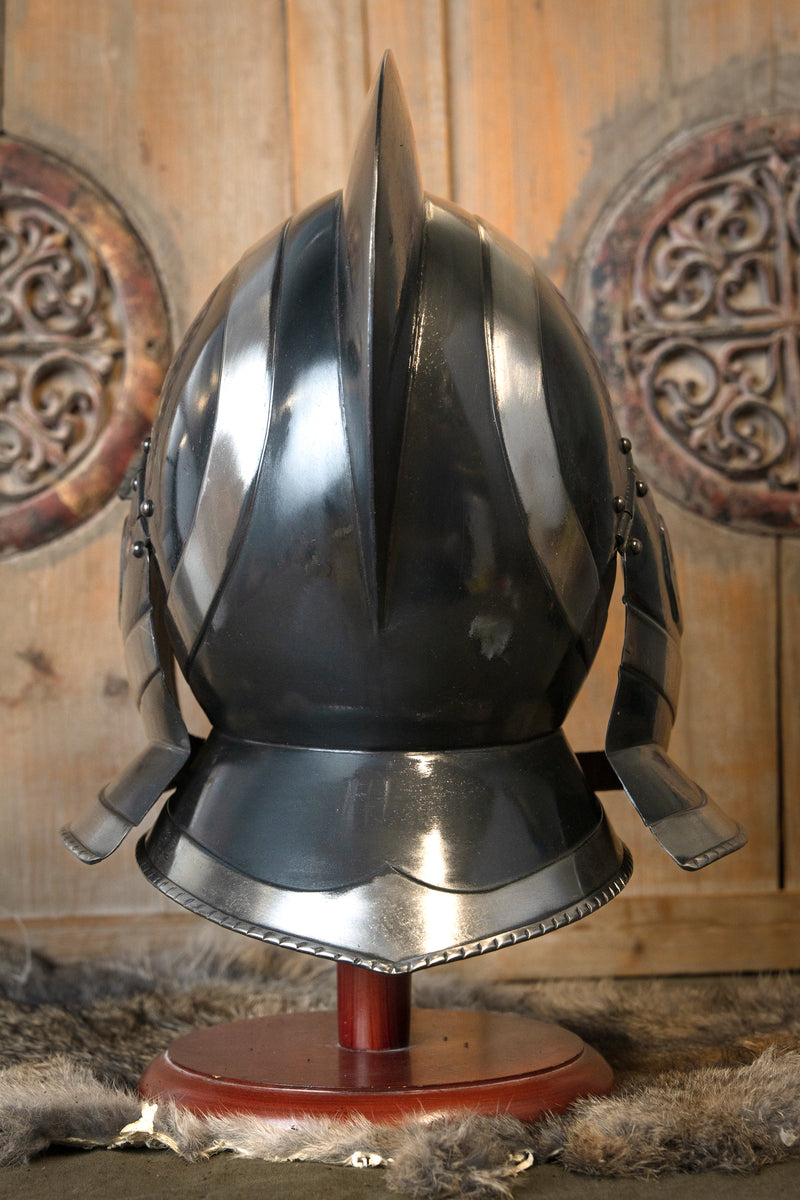 16e eeuwse Burgonet Kaspar gebronsd, 1.2 mm