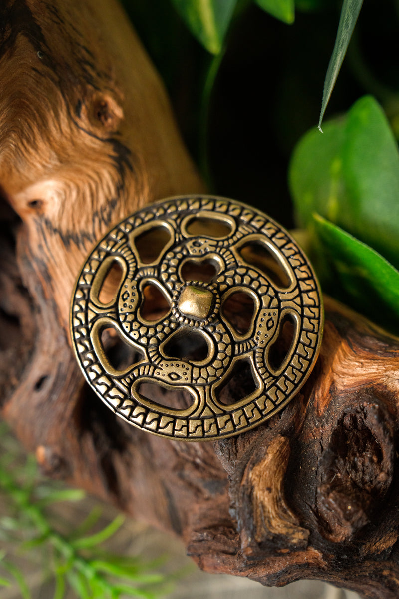 Germanische Zierscheibe, Amulett, Zamak 