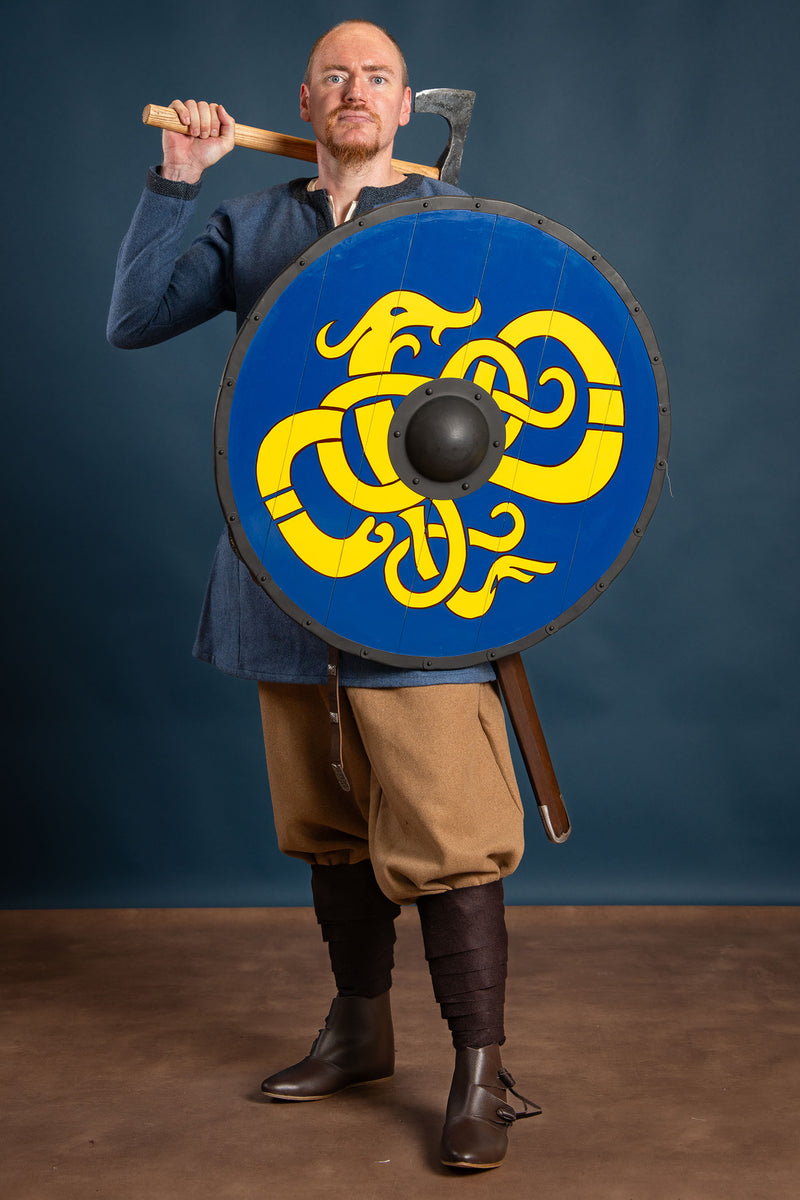 Viking schild Urnes draak