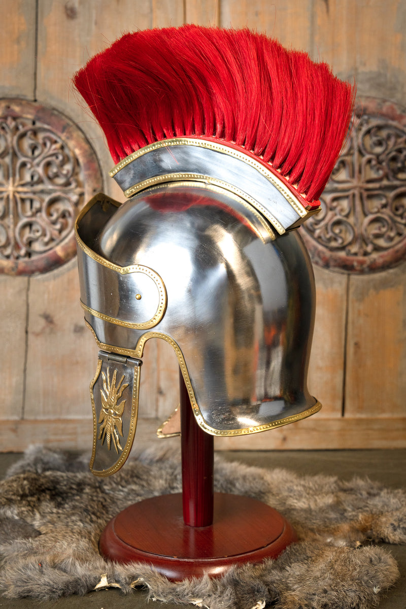 Attische helm met helmkam, 1.3 mm