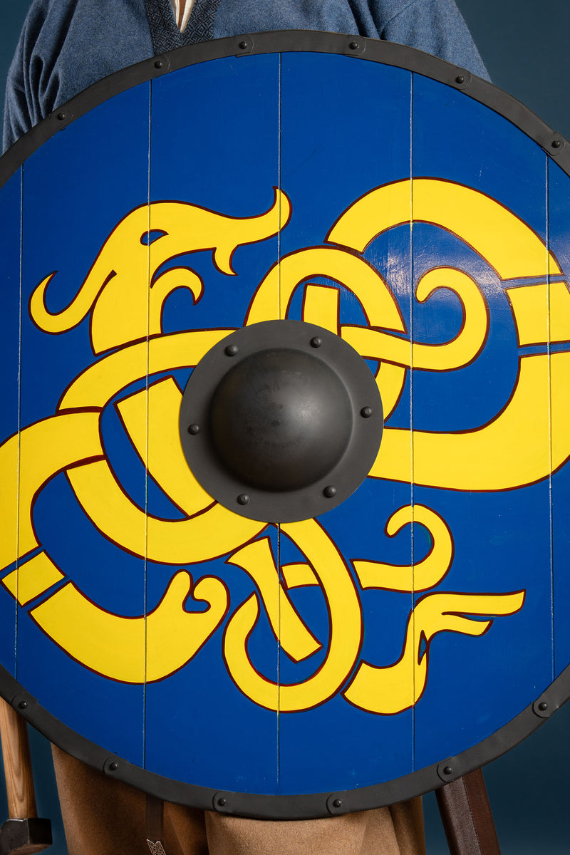 Viking schild Urnes draak