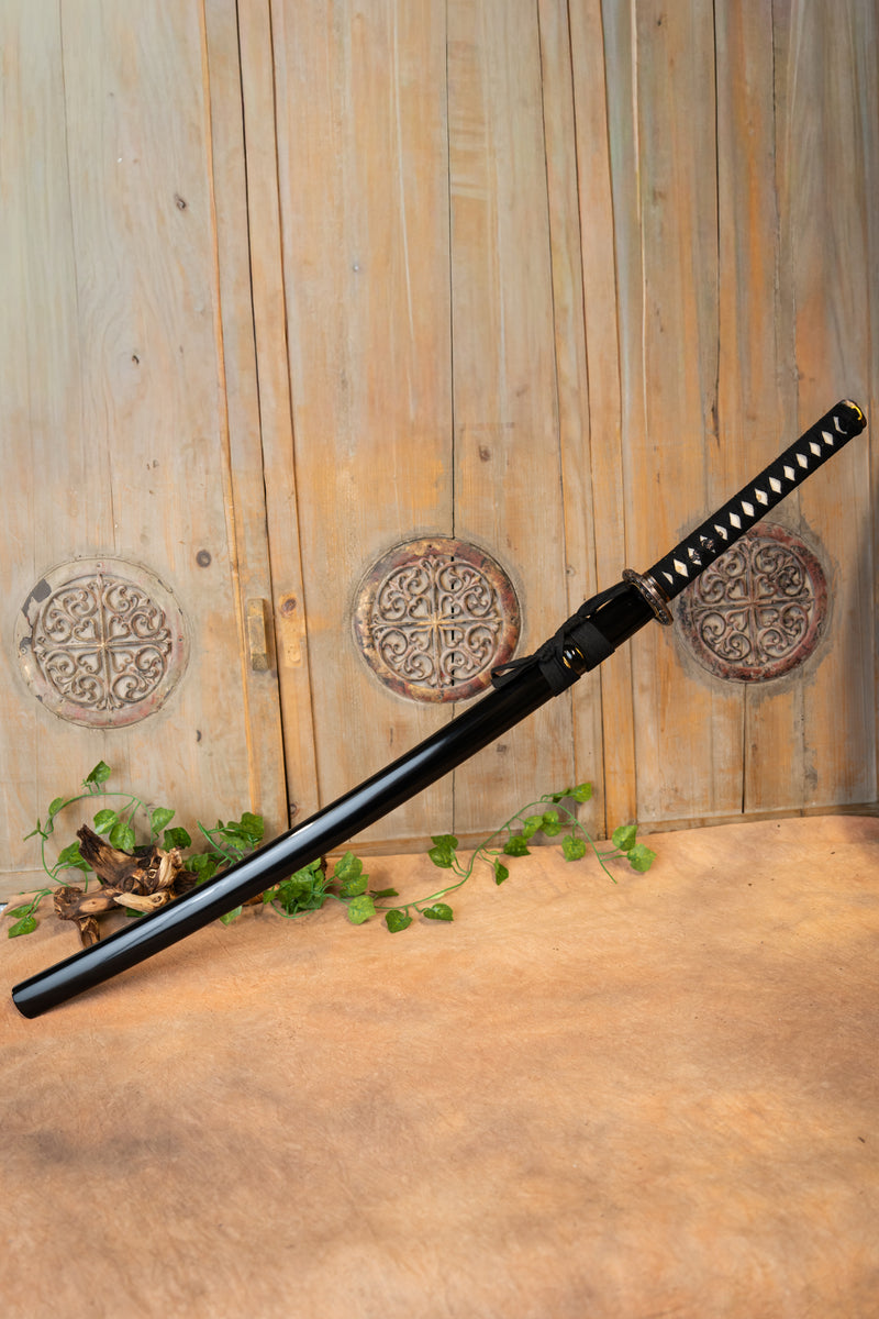 John Lee fiore d'oro katana, affilato 