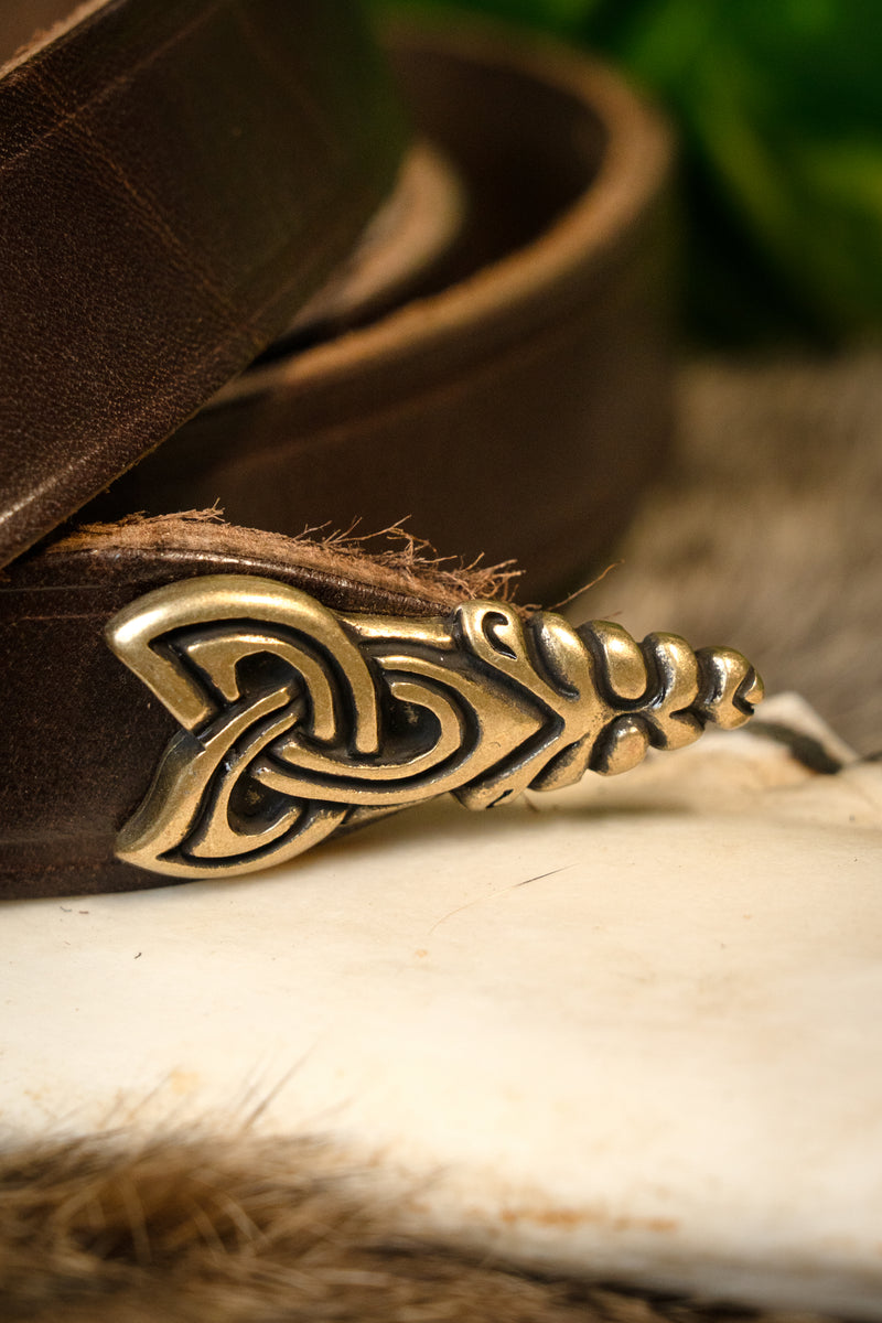 9e eeuwse Vikingriem, 165 cm, bruin