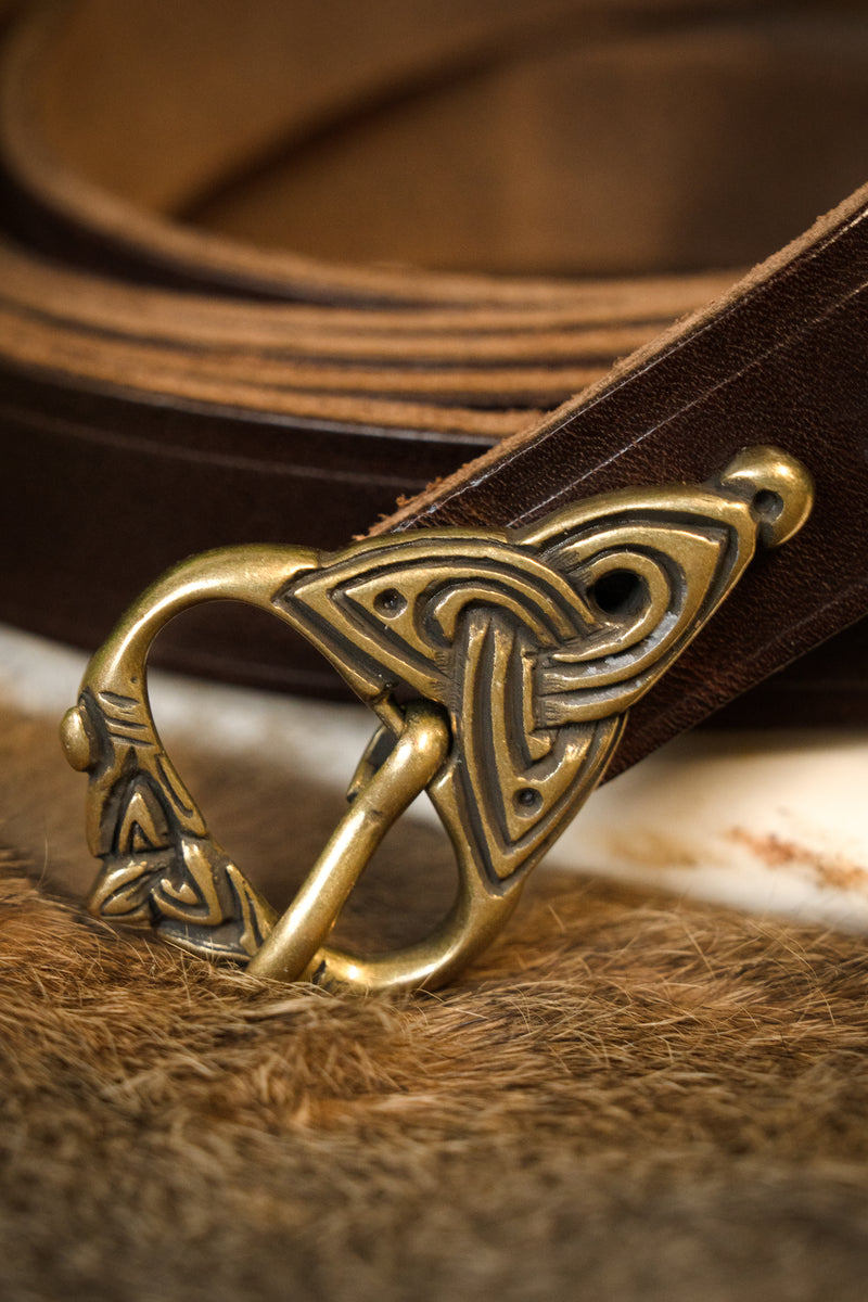 9e eeuwse Vikingriem, 165 cm, bruin