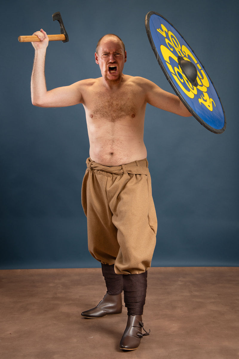 Broek Offnir, zand, wolmix