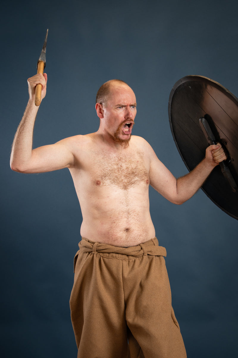 Pantaloni Offnir, sabbia, misto lana 