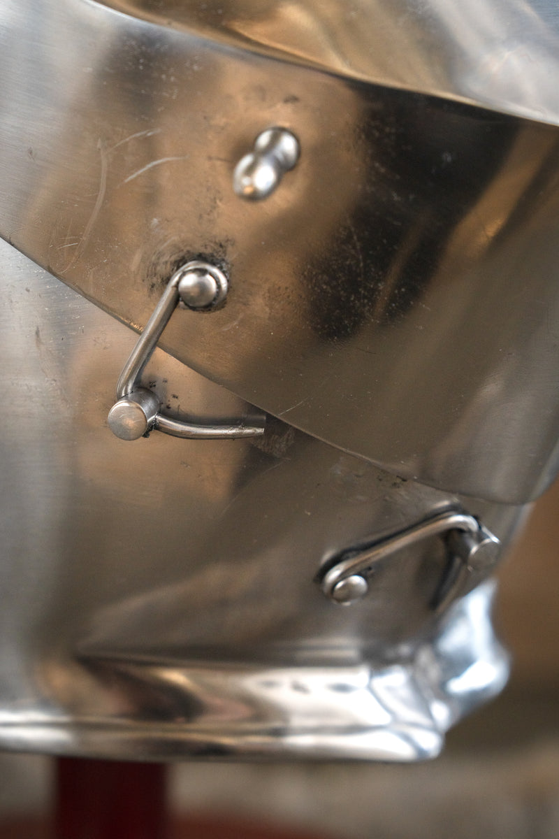 15e eeuwse armet Avant harnas, 2 mm (battle-ready)