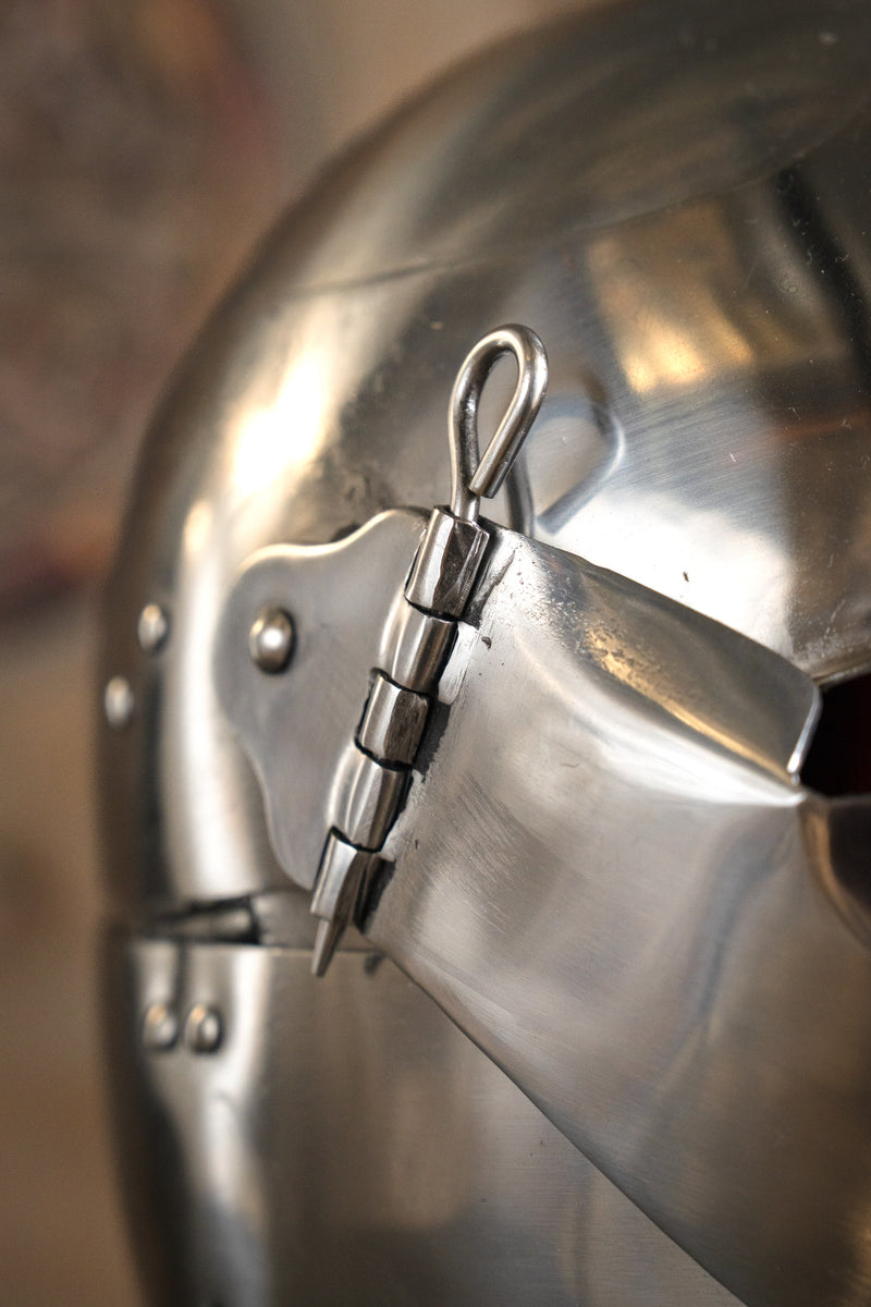 15e eeuwse armet Avant harnas, 2 mm (battle-ready)