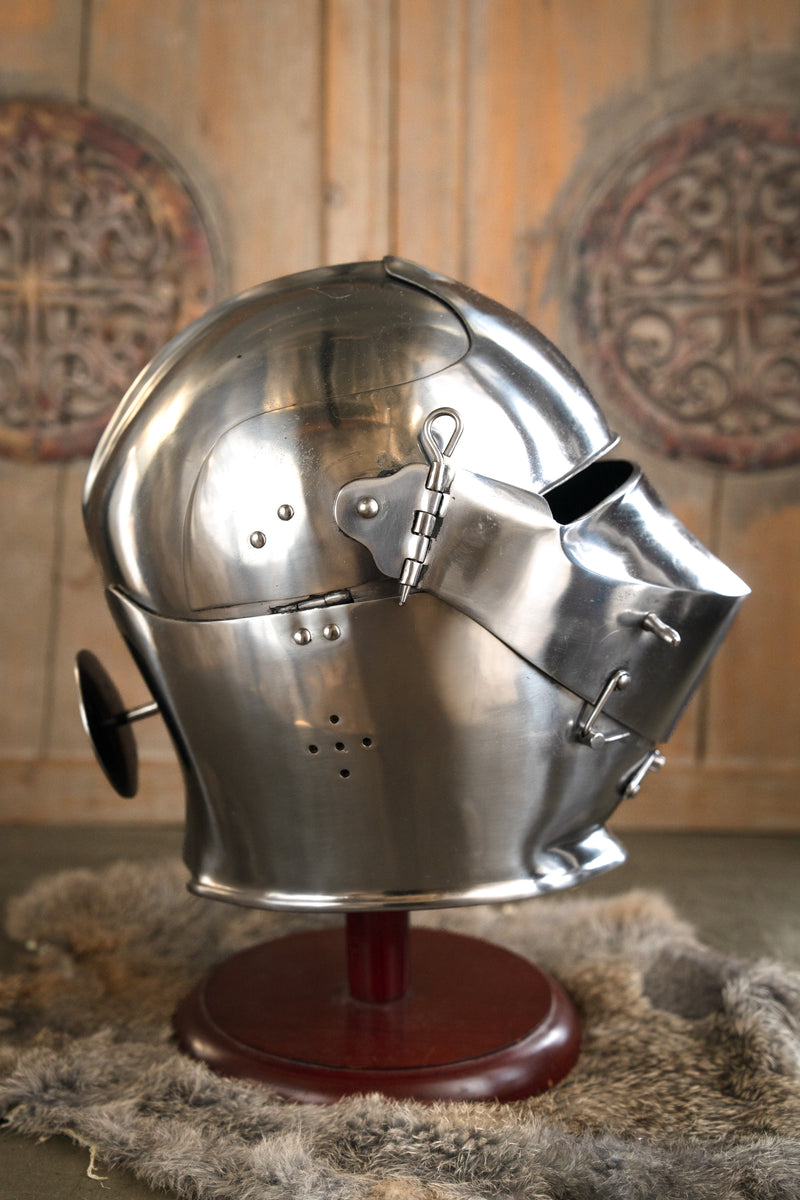 15e eeuwse armet Avant harnas, 2 mm (battle-ready)