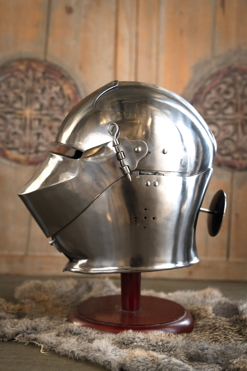 15e eeuwse armet Avant harnas, 2 mm (battle-ready)