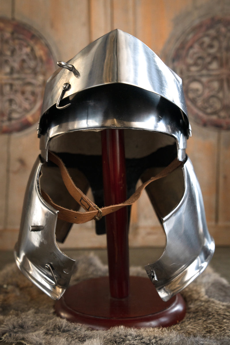 15e eeuwse armet Avant harnas, 2 mm (battle-ready)