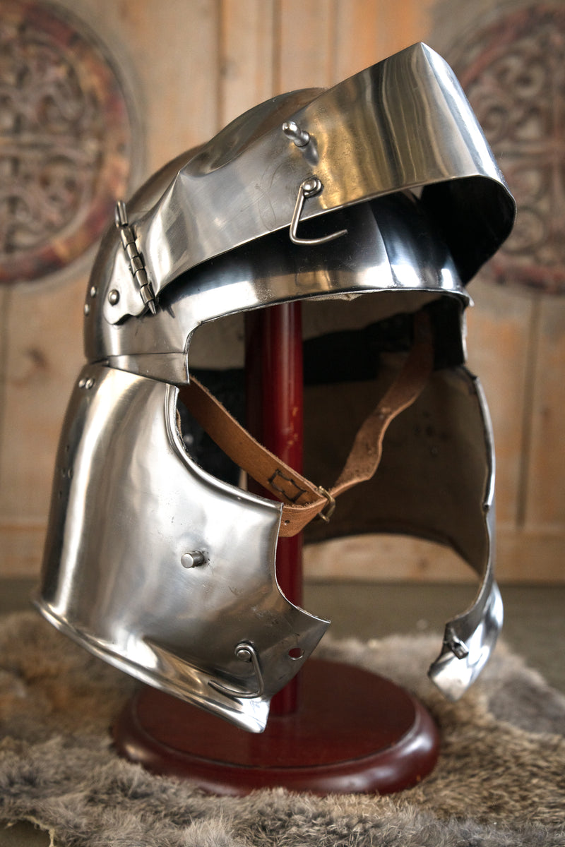 15e eeuwse armet Avant harnas, 2 mm (battle-ready)