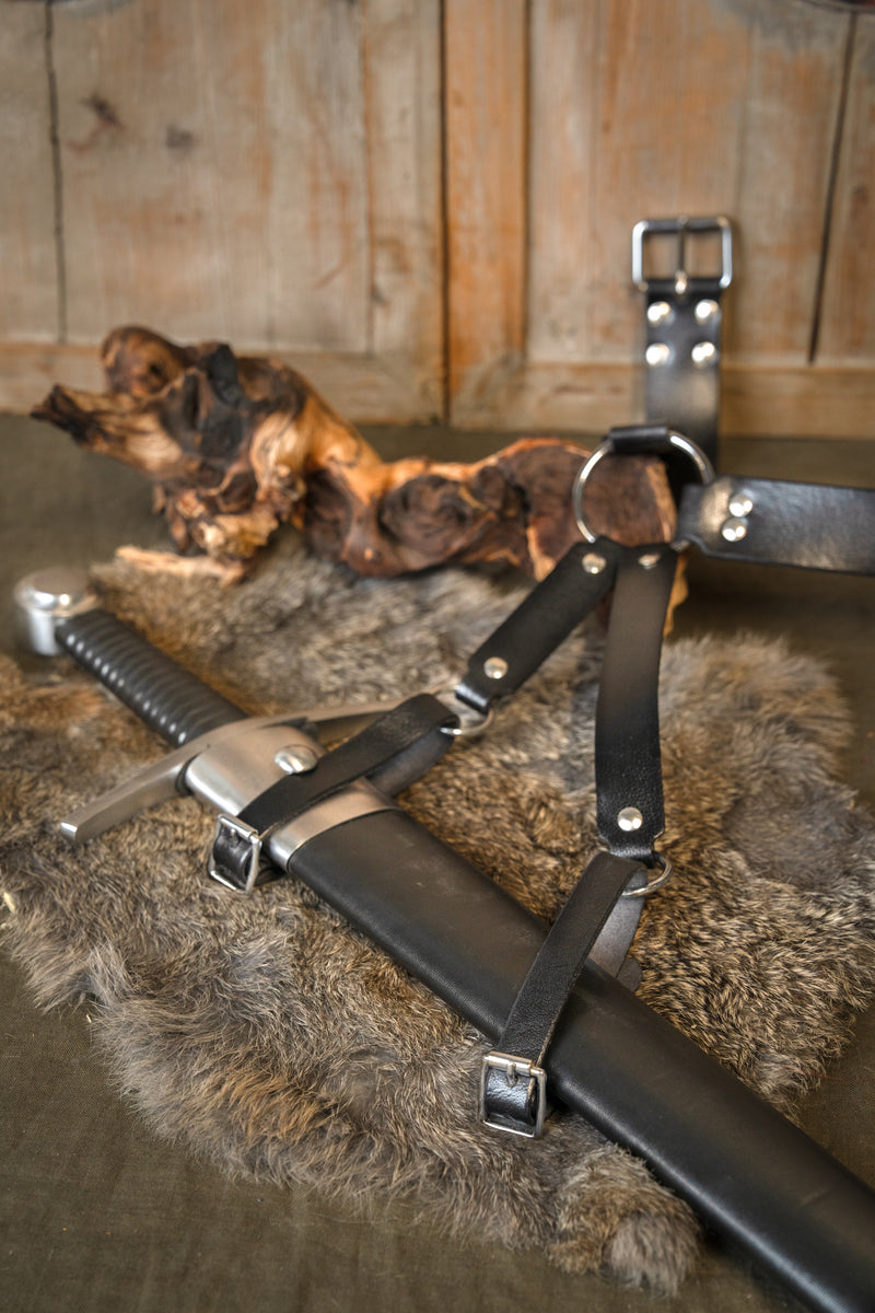 Tradicional medieval cinturón para espada 