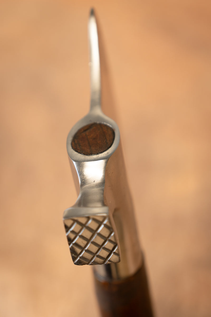 13e eeuwse strijdbijl met hamerblad, Maciejowski bijbel, semi-scherp