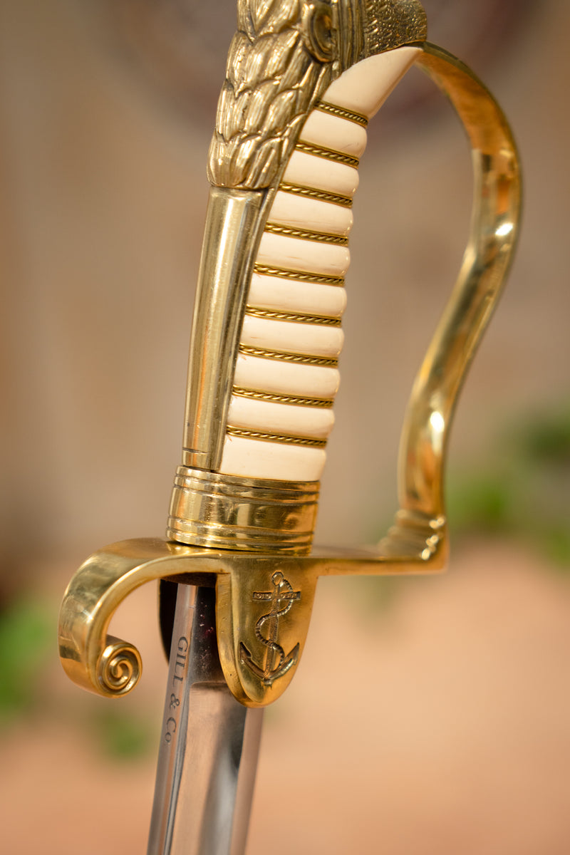 Espada de Horatio Nelson, semi-afilada 