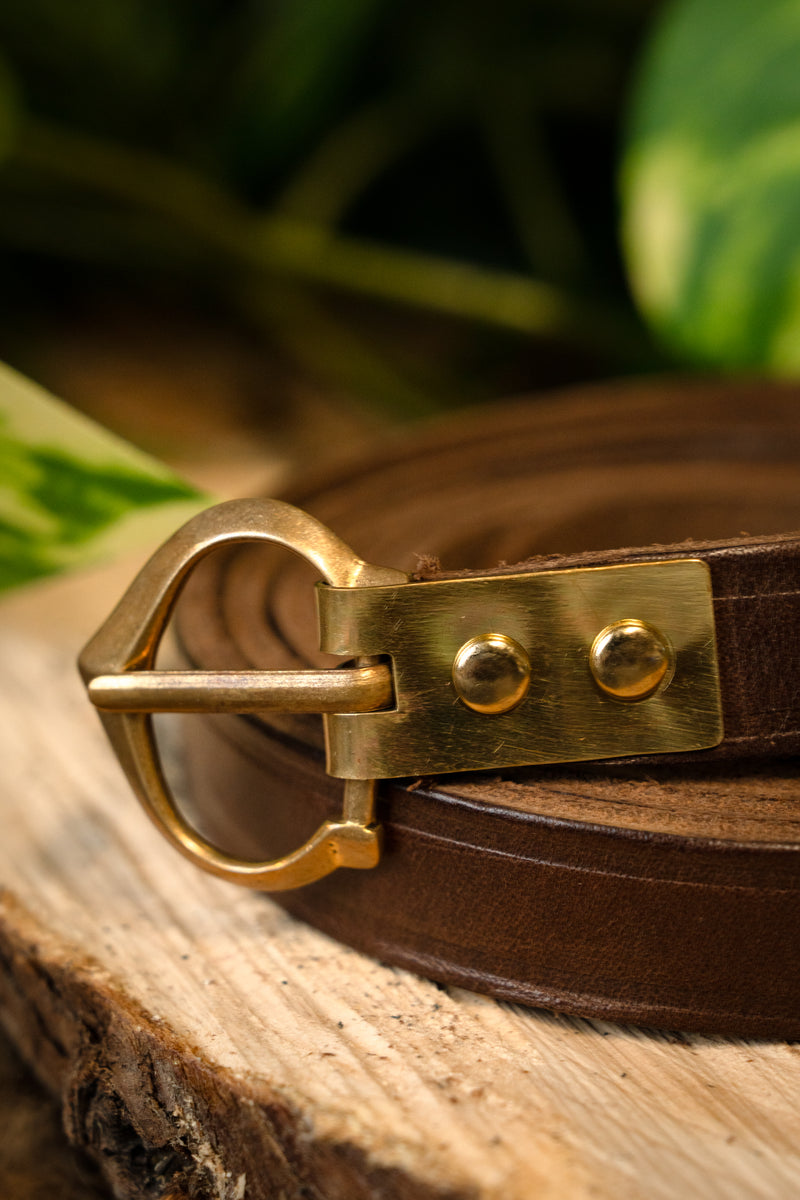 14e-15e eeuwse riem Beaufort, 151 cm, bruin