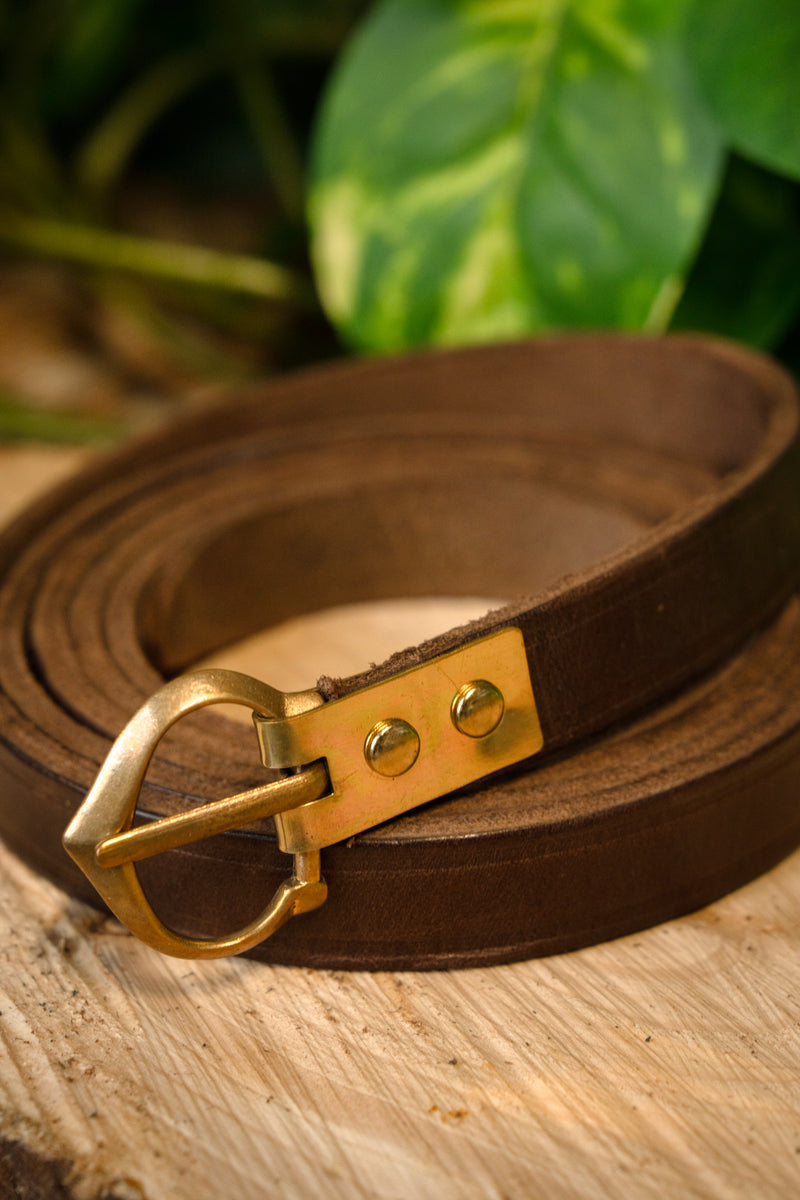 14e-15e eeuwse riem Beaufort, 151 cm, bruin