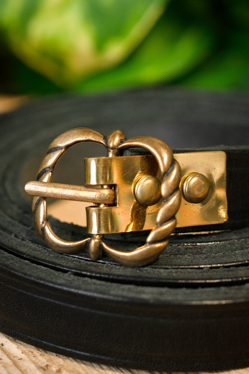 Medeltida bälte Neville, svart, 150 cm 