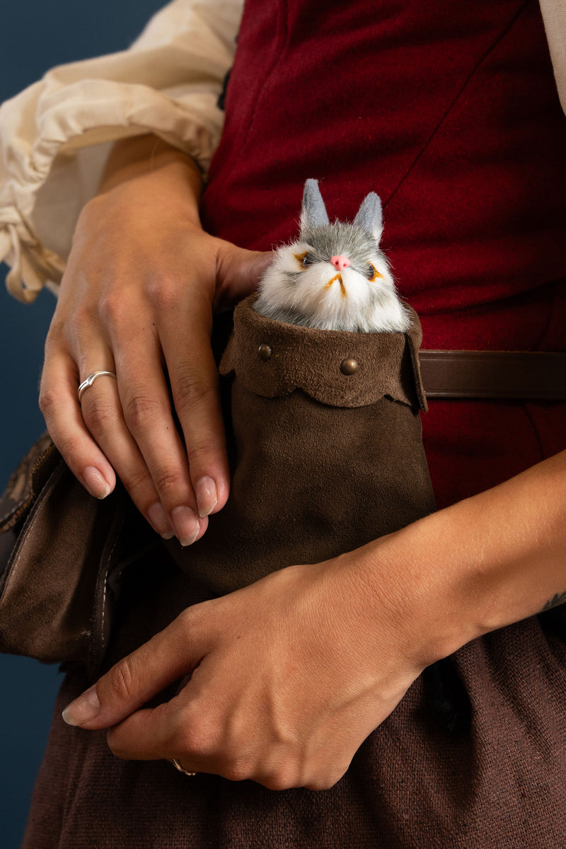 Borsa con coniglio Roger - marrone 