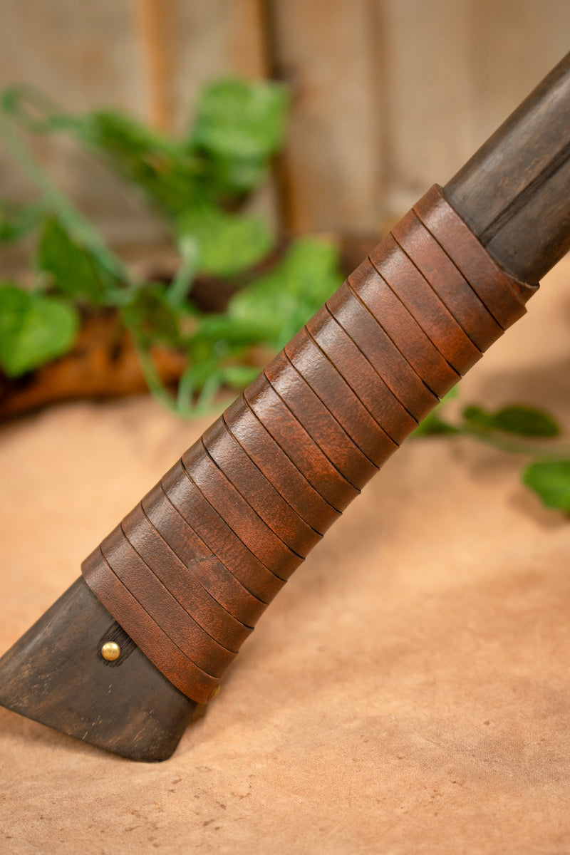 Viking set Othala axe and knife, semi-sharp