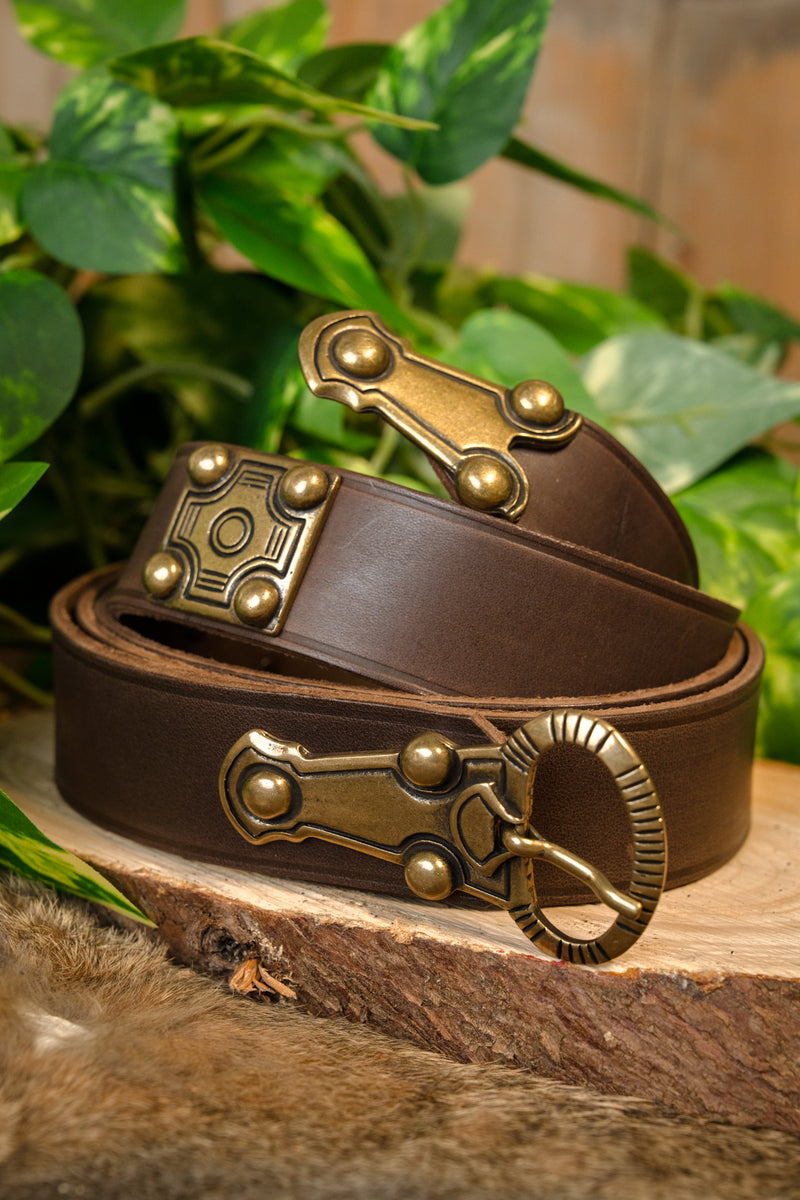 Germaanse riem Ballingen, 165 cm, bruin