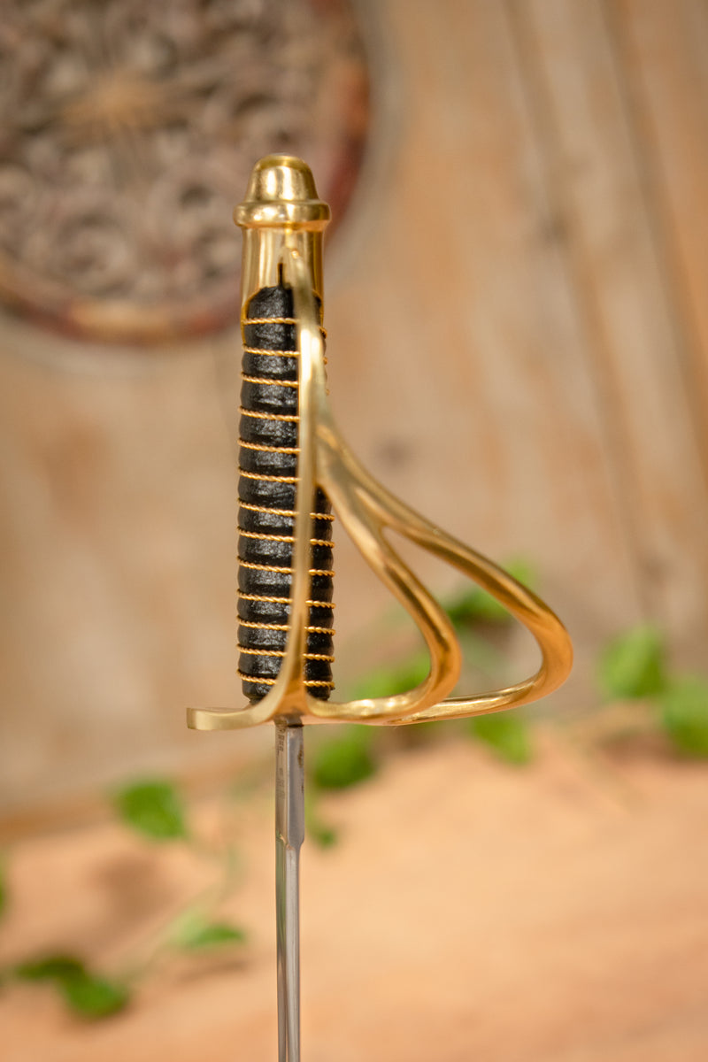 Officier de la Guerre Civile Américaine Sabre 1860, semi-affûté 