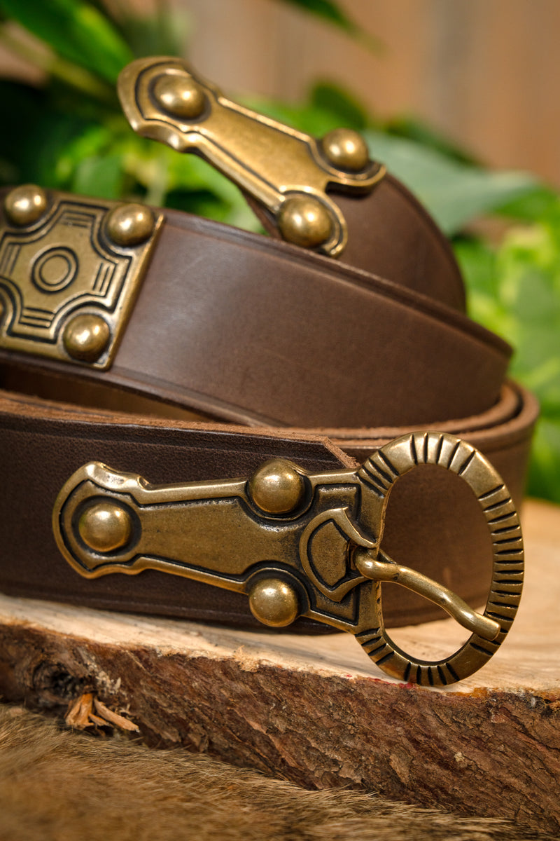 Germanische Gürtel Ballingen, 165 cm, braun 