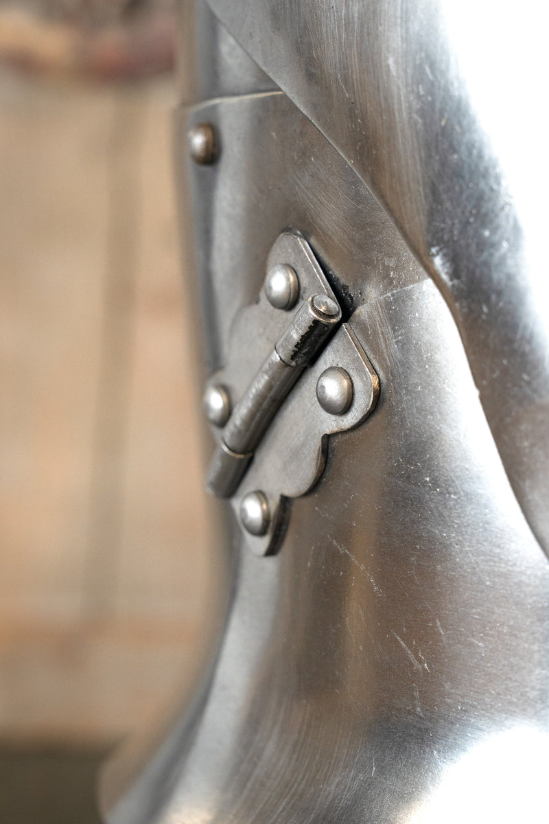 14e eeuwse grote bascinet battle-ready, 1.6 mm