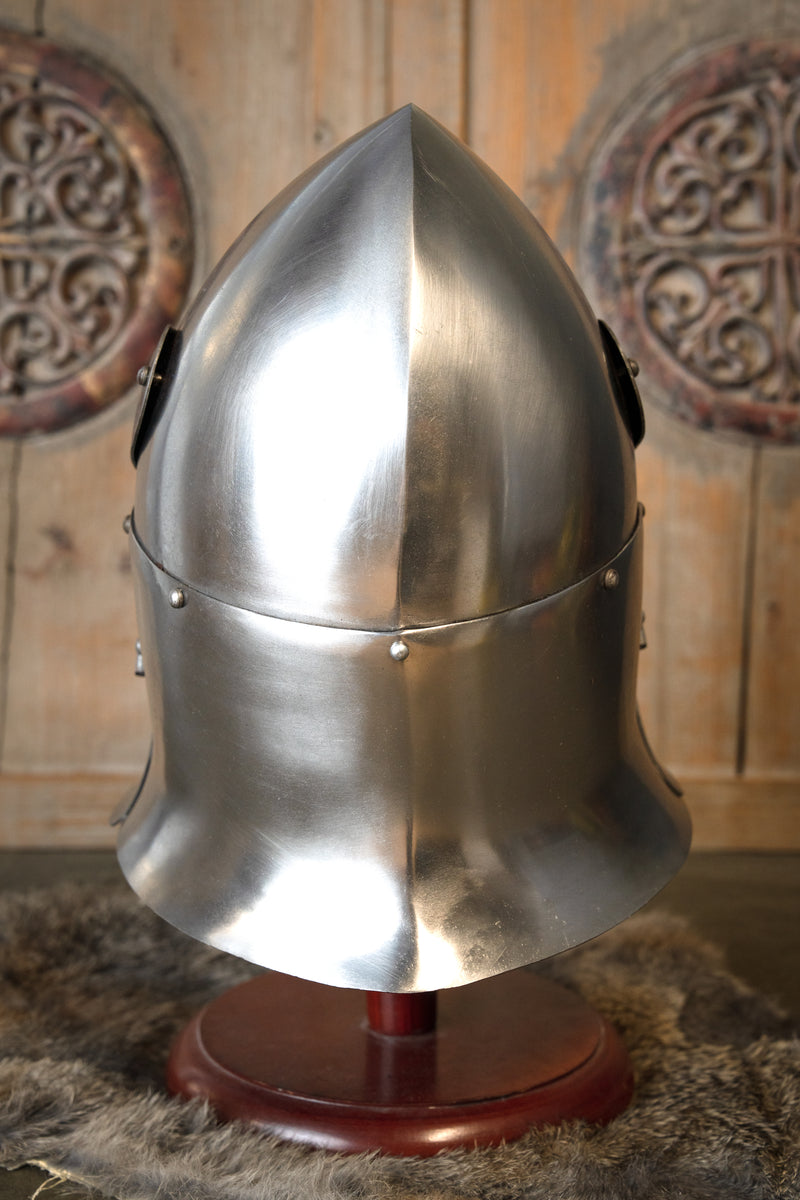 14e eeuwse grote bascinet battle-ready, 1.6 mm