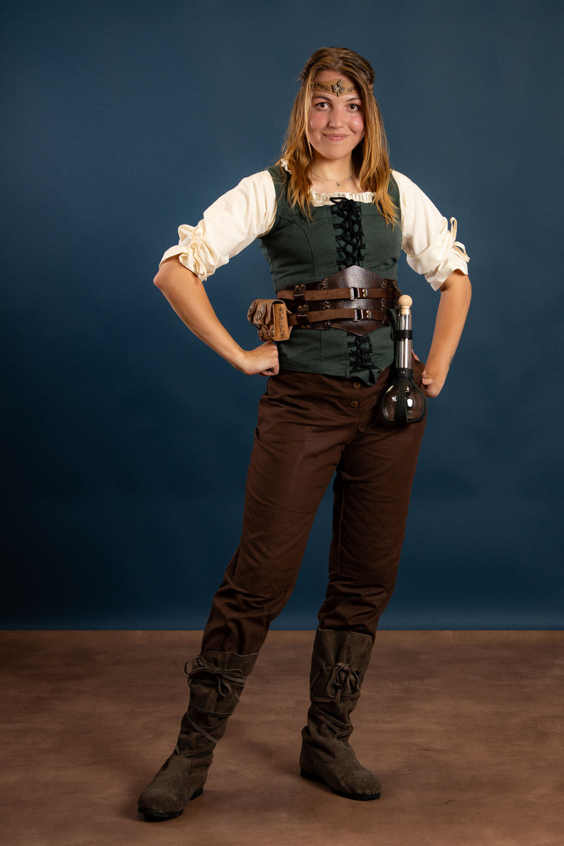 Dames broek Kerga, bruin