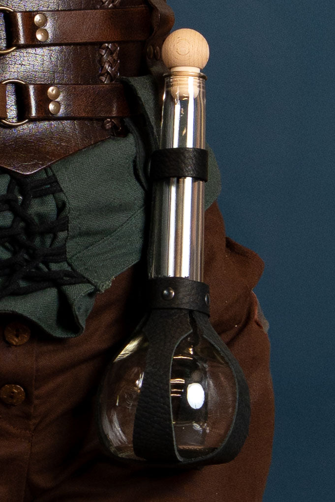 Glazen fles voor festivals