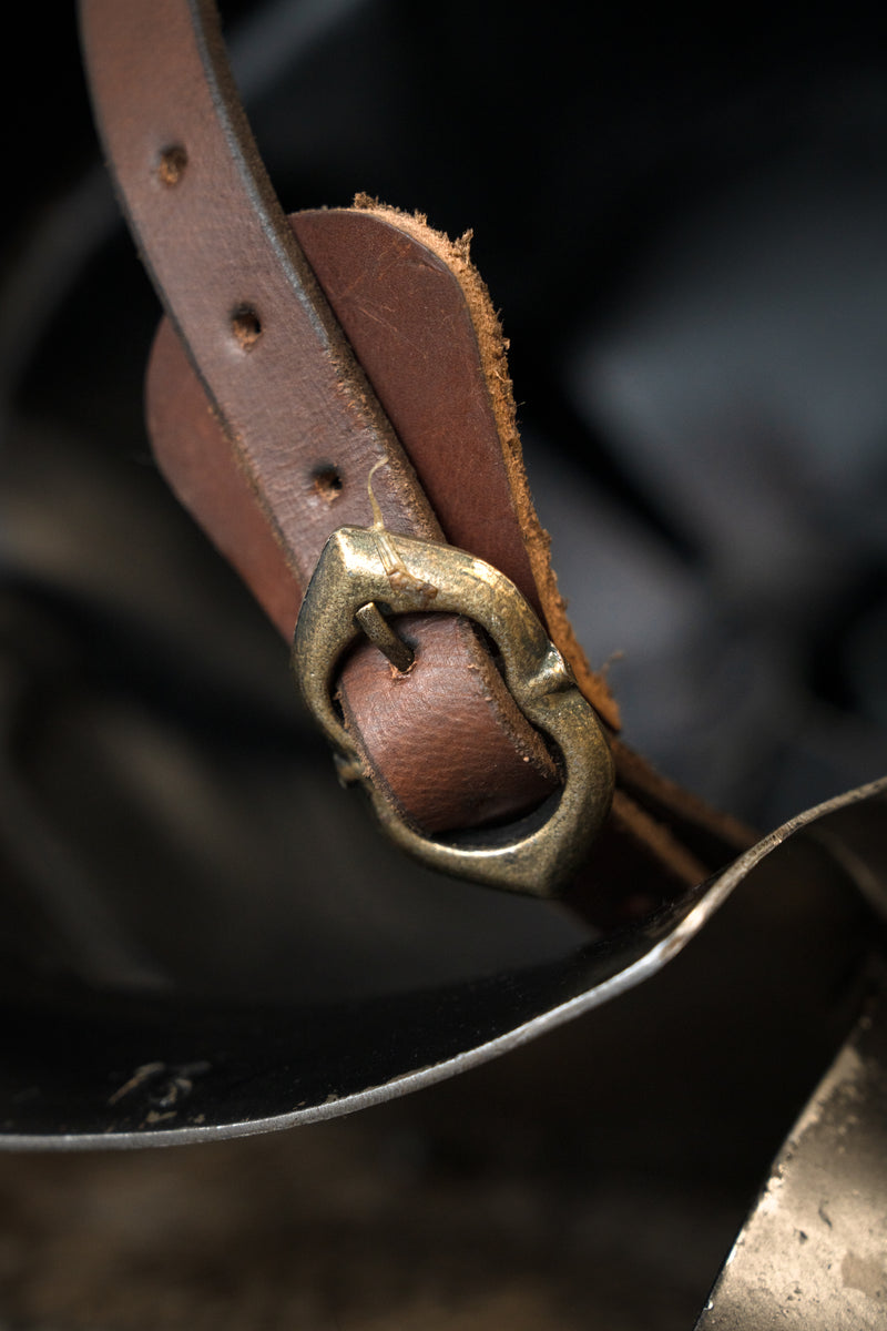 14e eeuwse grote bascinet battle-ready, 1.6 mm