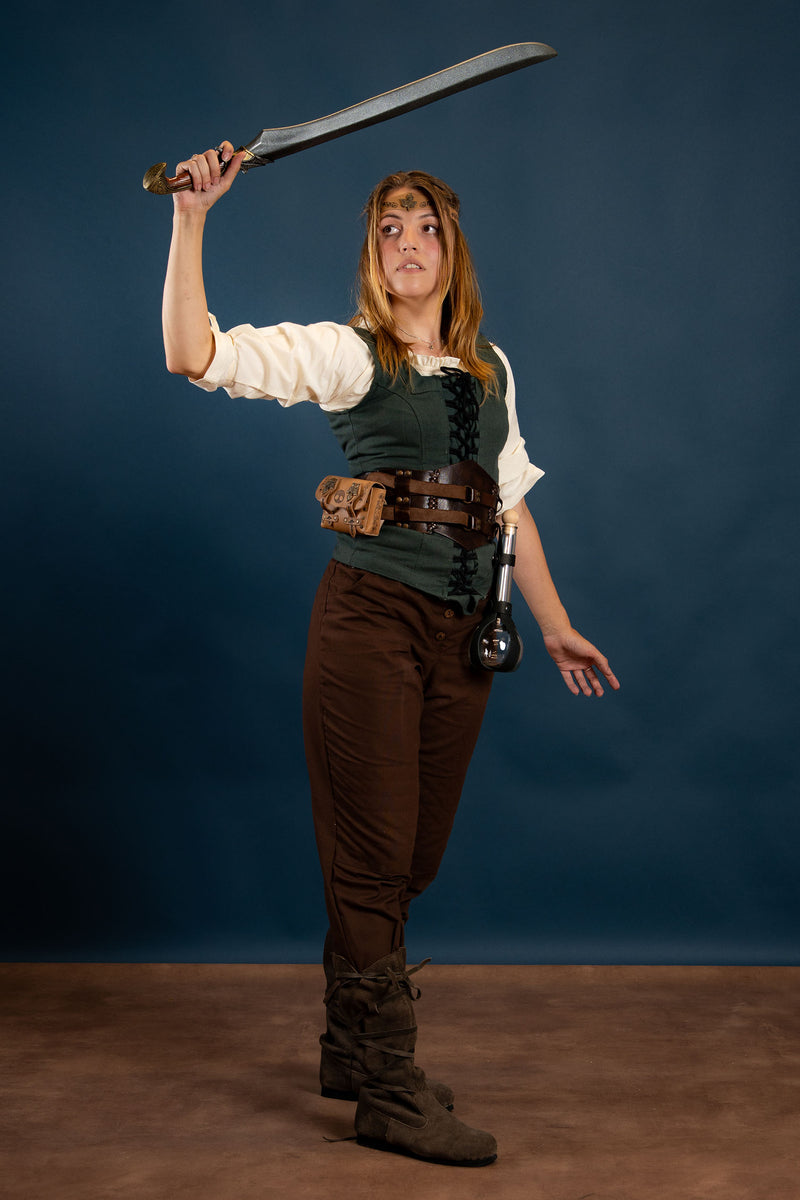 Dames broek Kerga, bruin