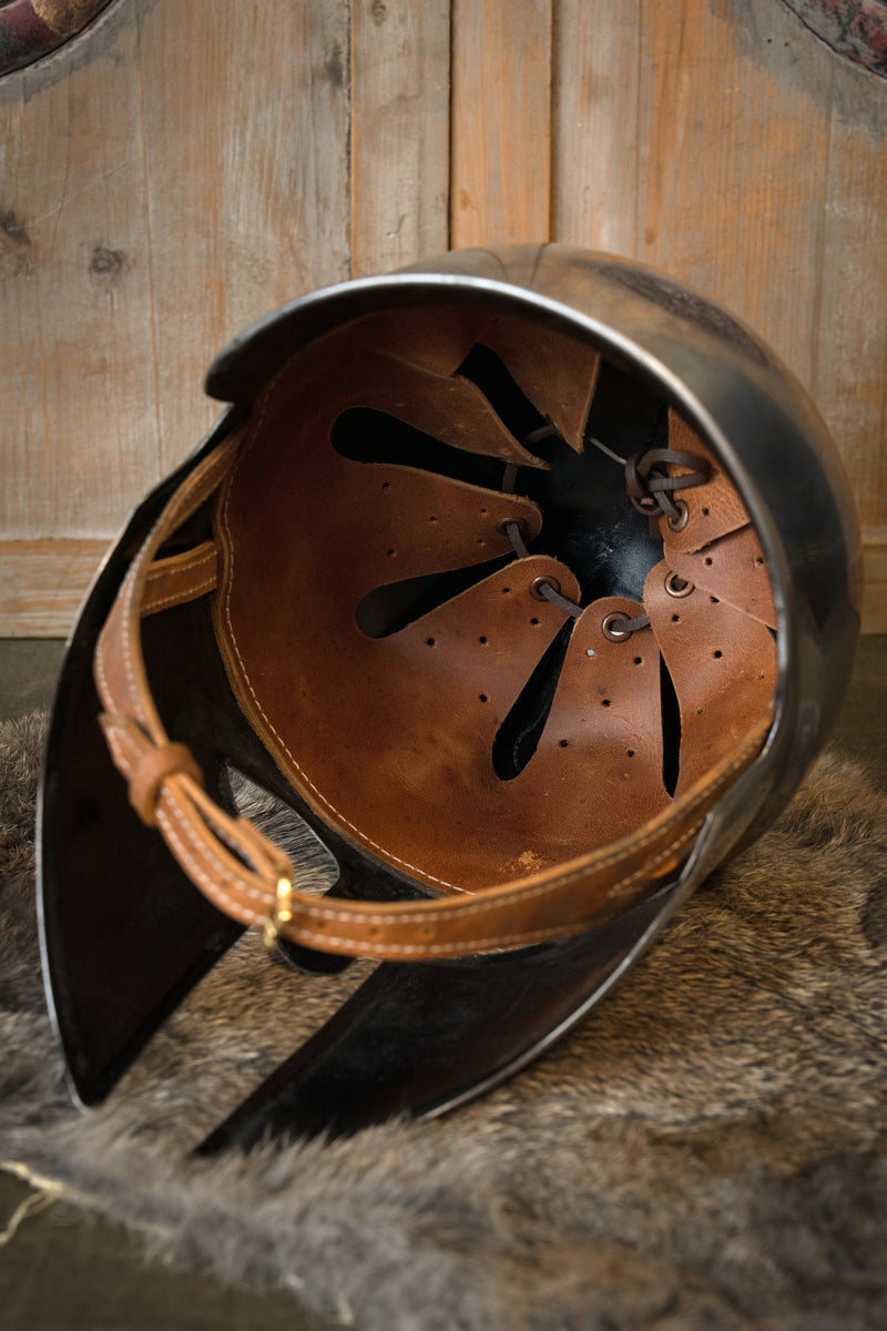 Grekisk hoplit hjälm, 1-1,2 mm 