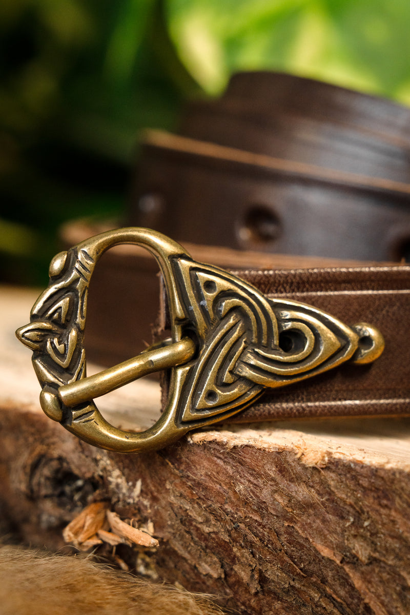 Vikingriem Borrestijl, 165 cm, bruin