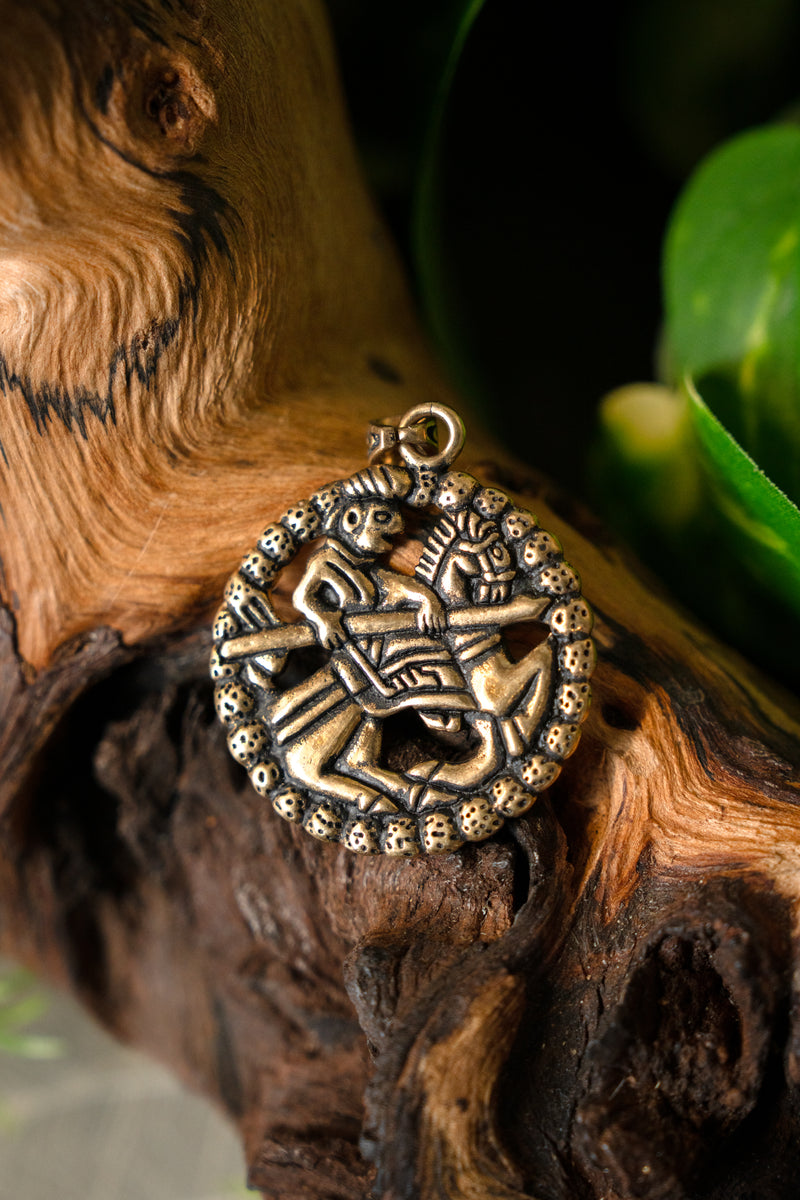 Gokstad ruiteramulet, brons