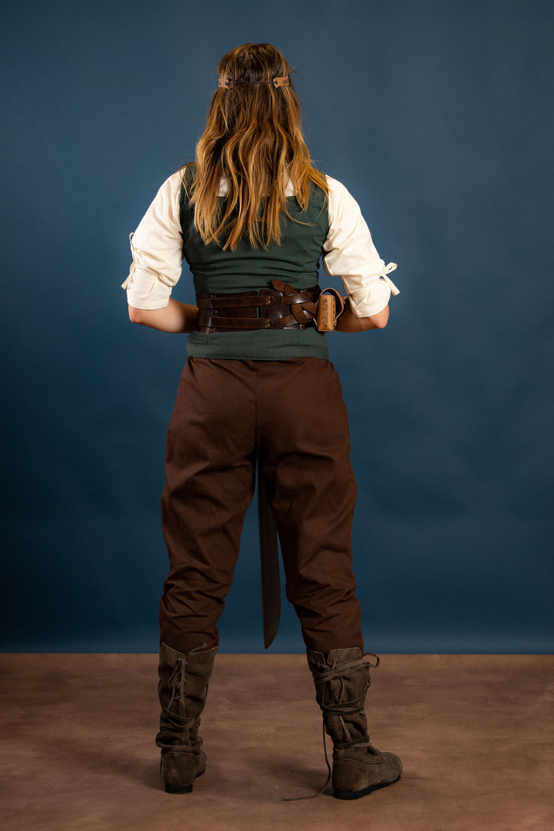 Dames broek Kerga, bruin