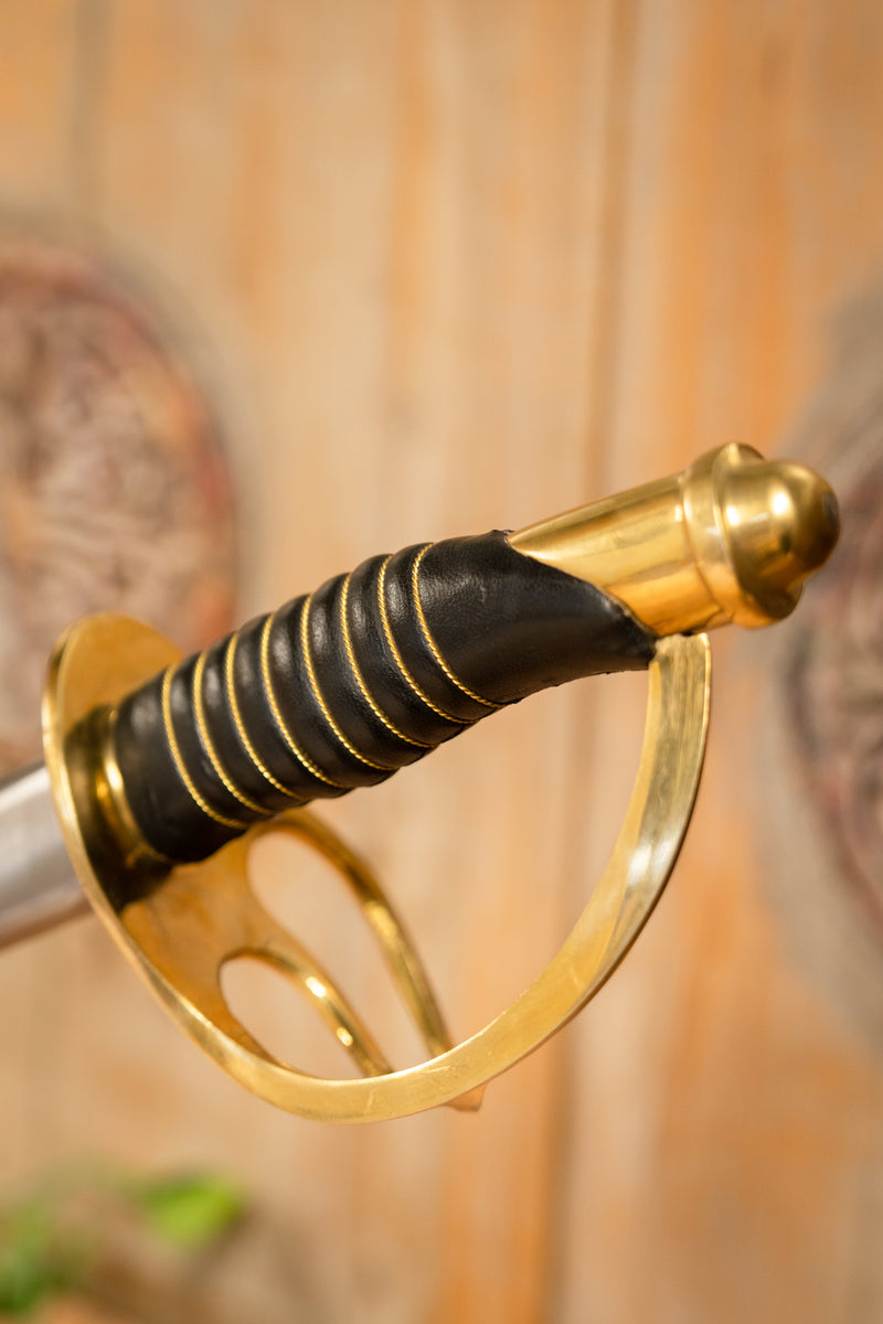 Officier de la Guerre Civile Américaine Sabre 1860, semi-affûté 