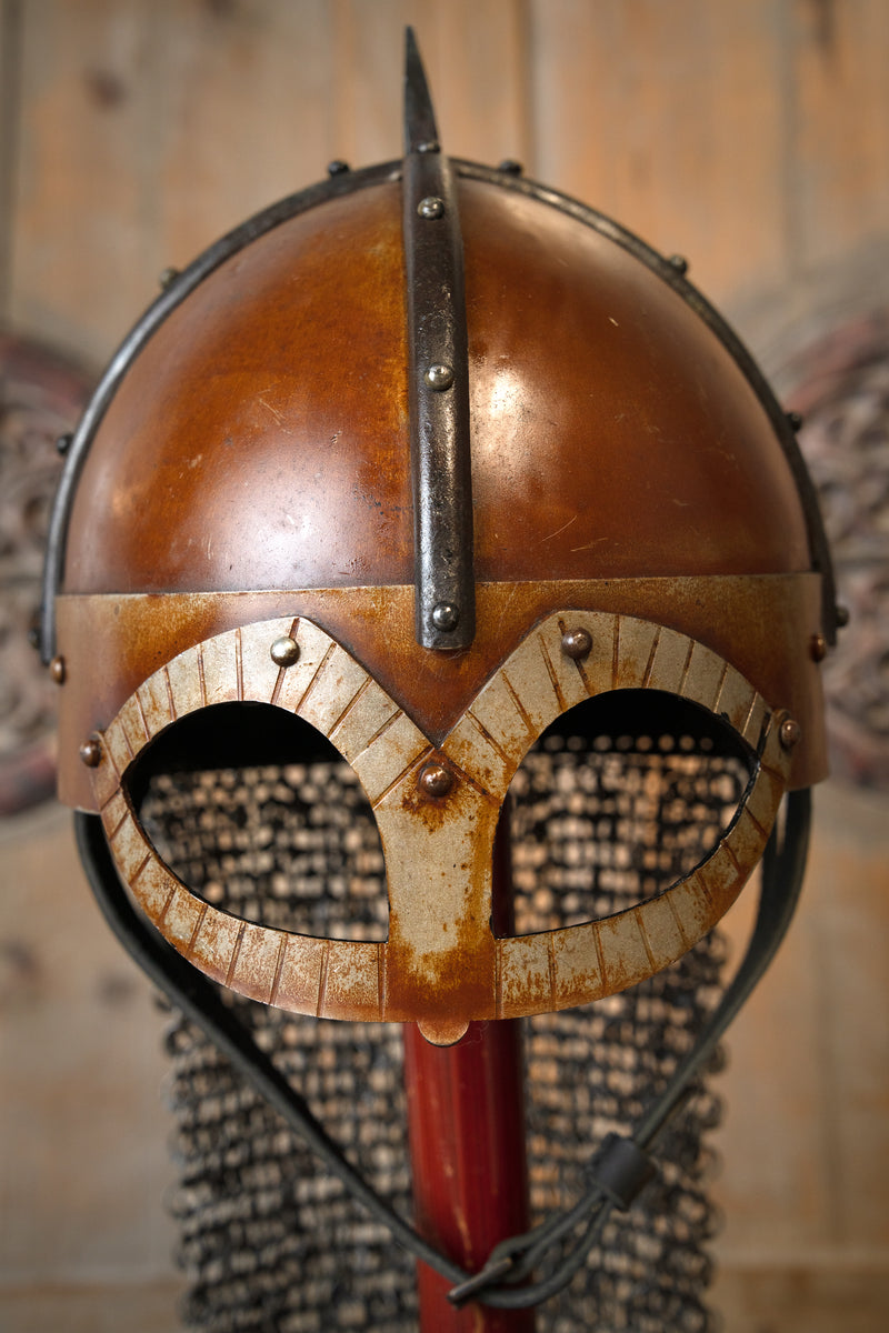 Donkere Gjermundbuhelm, 2 mm (battle-ready)