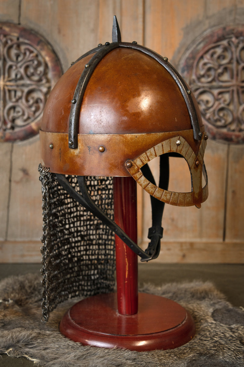 Donkere Gjermundbuhelm, 2 mm (battle-ready)