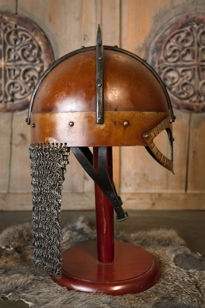 Donkere Gjermundbuhelm, 2 mm (battle-ready)