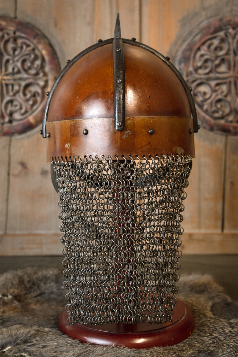 Donkere Gjermundbuhelm, 2 mm (battle-ready)