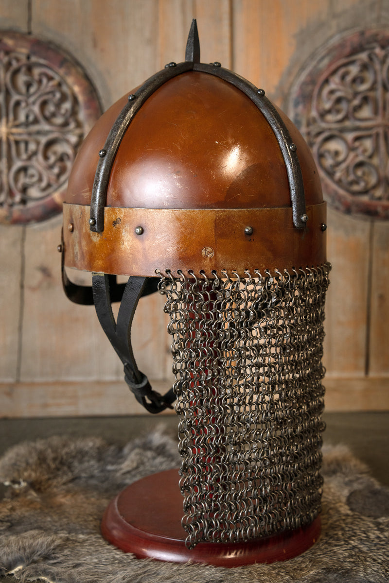 Donkere Gjermundbuhelm, 2 mm (battle-ready)