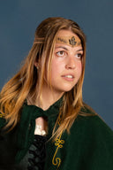 Lassel-Stirnband, Leder, braun 