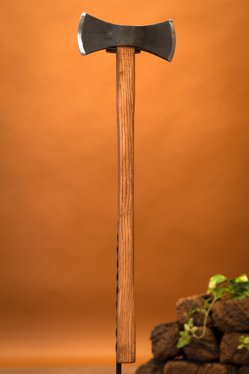 Dubbel Vikingyxa, trubbig (battle-ready) 