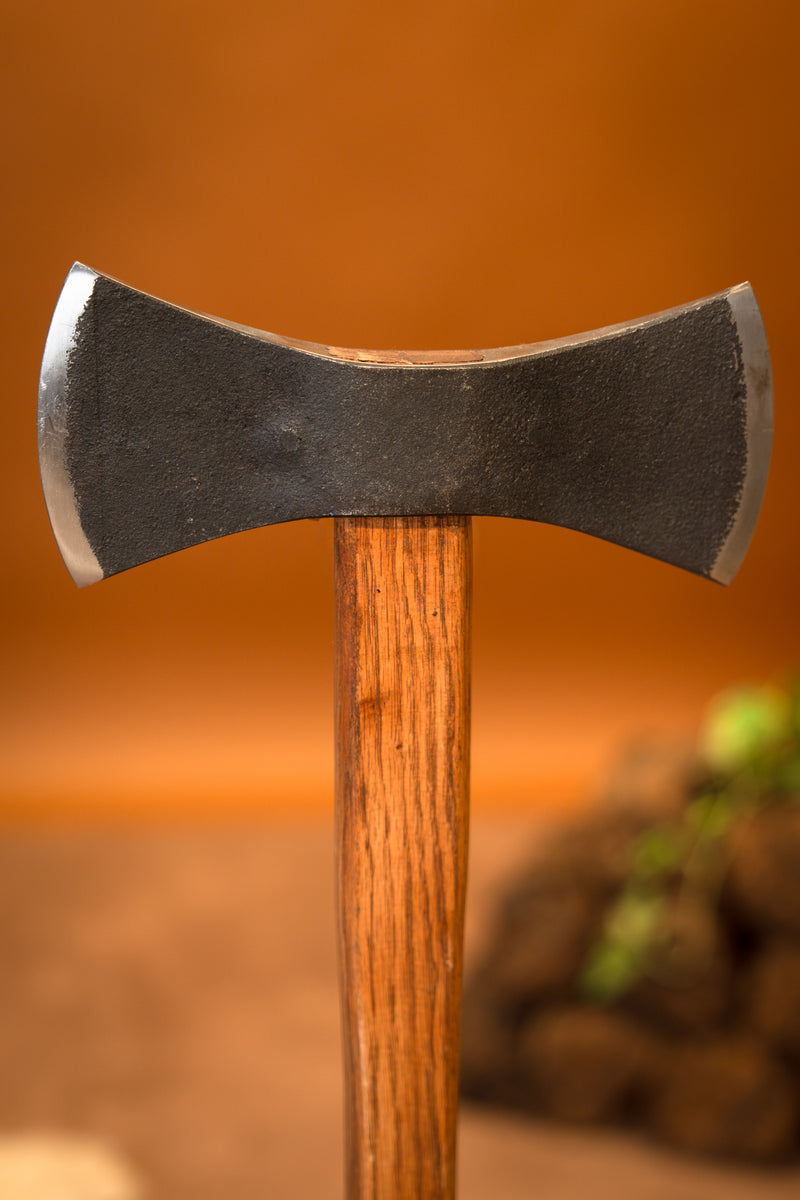 Dubbel Vikingyxa, trubbig (battle-ready) 